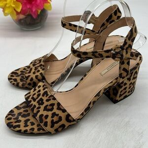 Pull&Bear Leopard Print Sandals EU Size 40 MCS5354A
